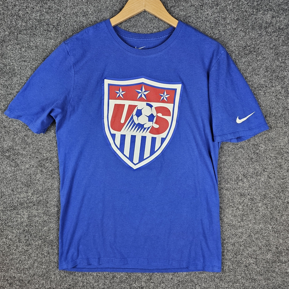 Unisex- Nike Blue USA‎ National Soccer T-Shirt- Size Medium